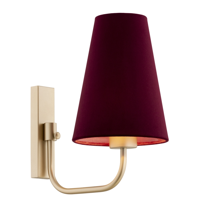 Argon 8313 - Applique SAFIANO 1xE27/15W/230V burgundy