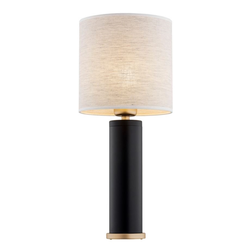 Argon 8316 - Lampada da tavolo RIVA 1xE27/15W/230V 48 cm nero