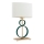 Argon 8317 - Lampada da tavolo PERSEO 1xE27/15W/230V 42 cm color crema/verde