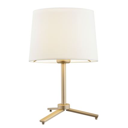 Argon 8318 - Lampada da tavolo CAVALINO 1xE27/15W/230V 39 cm color crema/oro