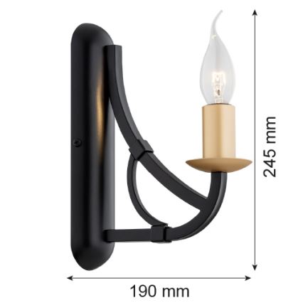 Argon 8355 - Applique LORENZO 1xE14/7W/230V