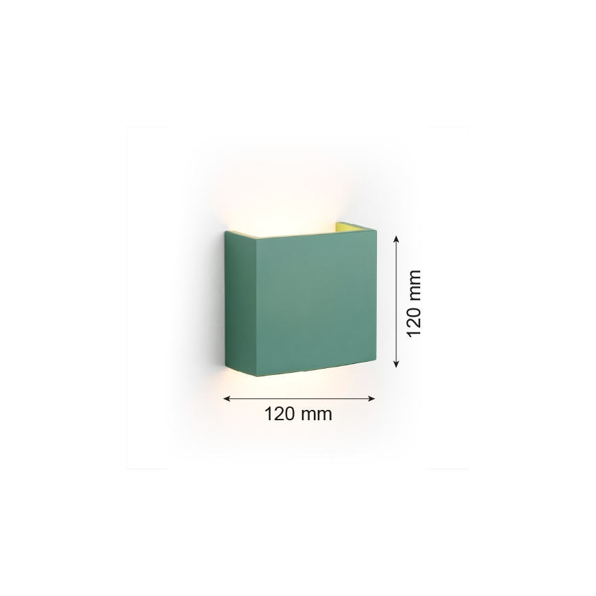 Argon 8362 - Applique a LED GENT LED/3,6W/230V 3000K verde
