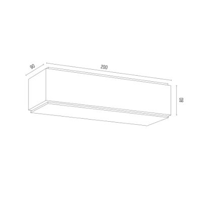 Argon 8365 - Lampada da parete CARLSON 1xE27/15W/230V 20 cm nero