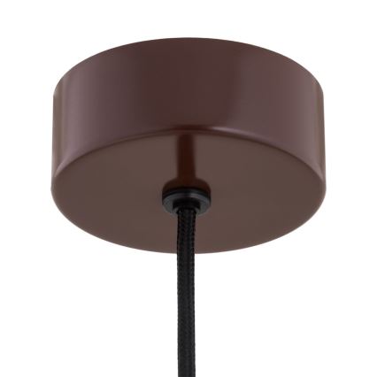 Argon 8444 - Lampadario a sospensione con filo PIAVA 1xE14/7W/230V alabastro marrone