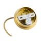 Argon 8448 - Lampadario a sospensione con filo ALMIROS 1xE27/15W/230V diametro 30 cm alabastro oro