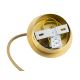 Argon 8450 - Lampadario a sospensione con filo ALMIROS 1xE14/7W/230V diametro 12 cm alabastro oro