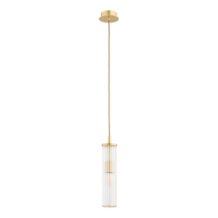 Argon 8489 - Lampadario a sospensione con filo HAMPTON 1xE14/7W/230V oro