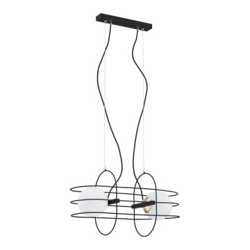 Argon 851 - Lampadario a sospensione con filo ROSSANO 2xE14/40W/230V