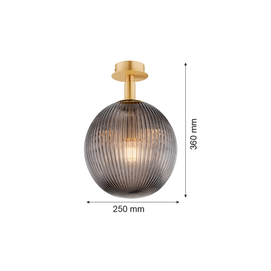 Argon 8511 - Plafoniera PALOMA 1xE27/15W/230V oro/nero