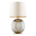 Argon 8530 - Lampada da tavolo HAMILTON 1xE27/15W/230V 54 cm color crema/grigio