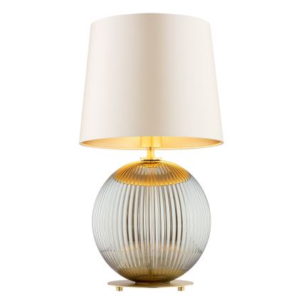 Argon 8530 - Lampada da tavolo HAMILTON 1xE27/15W/230V 54 cm color crema/grigio