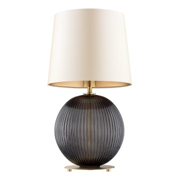 Argon 8538 - Lampada da tavolo HAMILTON 1xE27/15W/230V 54 cm color crema/nero