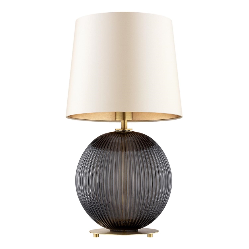 Argon 8538 - Lampada da tavolo HAMILTON 1xE27/15W/230V 54 cm color crema/nero
