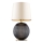 Argon 8538 - Lampada da tavolo HAMILTON 1xE27/15W/230V 54 cm color crema/nero