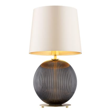 Argon 8538 - Lampada da tavolo HAMILTON 1xE27/15W/230V 54 cm color crema/nero