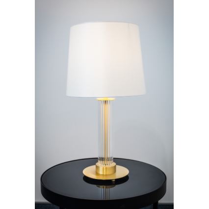 Argon 8540 - Lampada da tavolo HAMPTON 1xE27/15W/230V 57 cm bianco