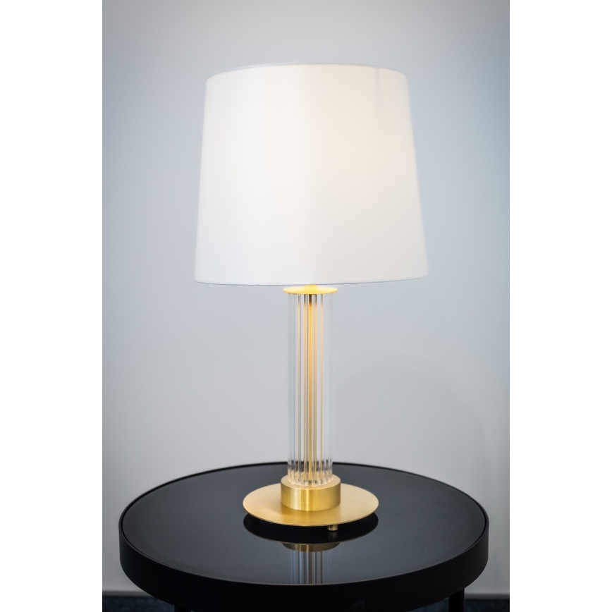 Argon 8540 - Lampada da tavolo HAMPTON 1xE27/15W/230V 57 cm bianco
