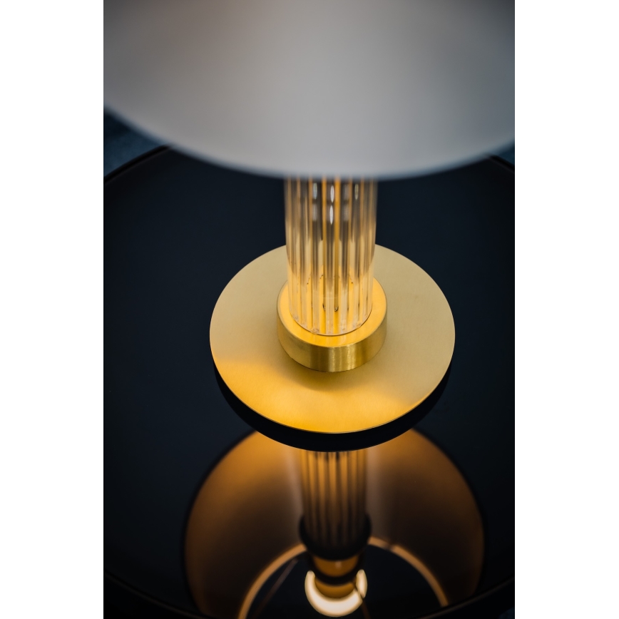 Argon 8540 - Lampada da tavolo HAMPTON 1xE27/15W/230V 57 cm bianco