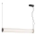 Argon 8625 - Lampadario LED a sospensione con filo HAMPTON LED/90W/230V 3000K 120 cm nero