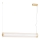 Argon 8627 - Lampadario LED a sospensione con filo HAMPTON LED/60W/230V 3000K 80 cm ottone