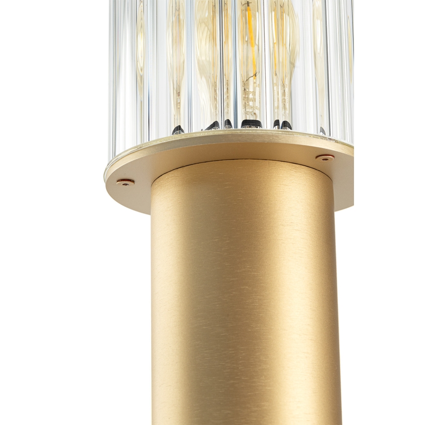 Argon 8753 - Lampada da esterno NORFOLK 1xE27/15W/230V IP44 52cm oro