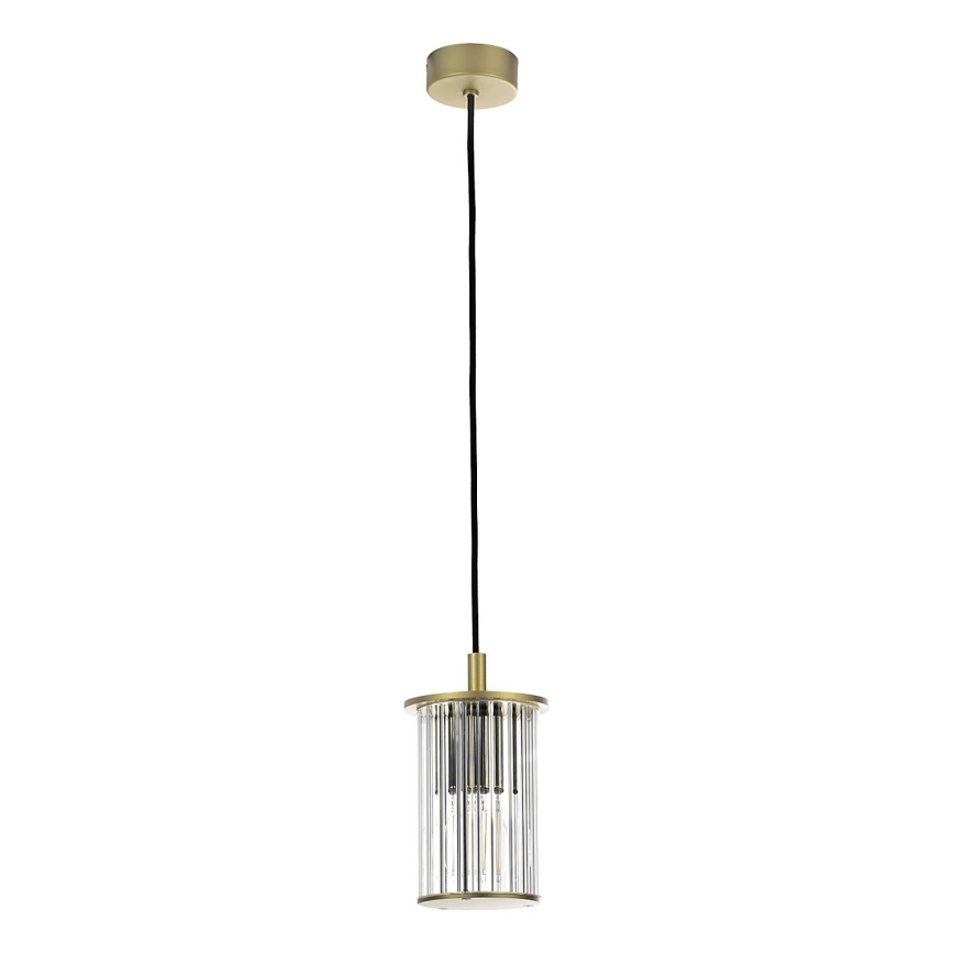 Argon 8755 - Lampadario da esterno a sospensione con filo NORFOLK 1xE27/15W/230V IP44 oro
