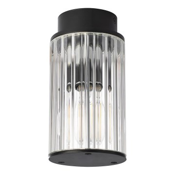Argon 8773 - Plafoniera da esterno NORFOLK 1xE27/15W/230V IP44 nero