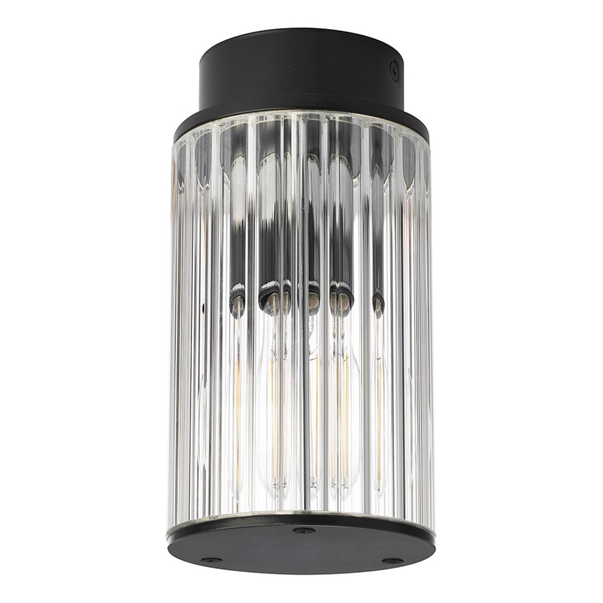 Argon 8773 - Plafoniera da esterno NORFOLK 1xE27/15W/230V IP44 nero
