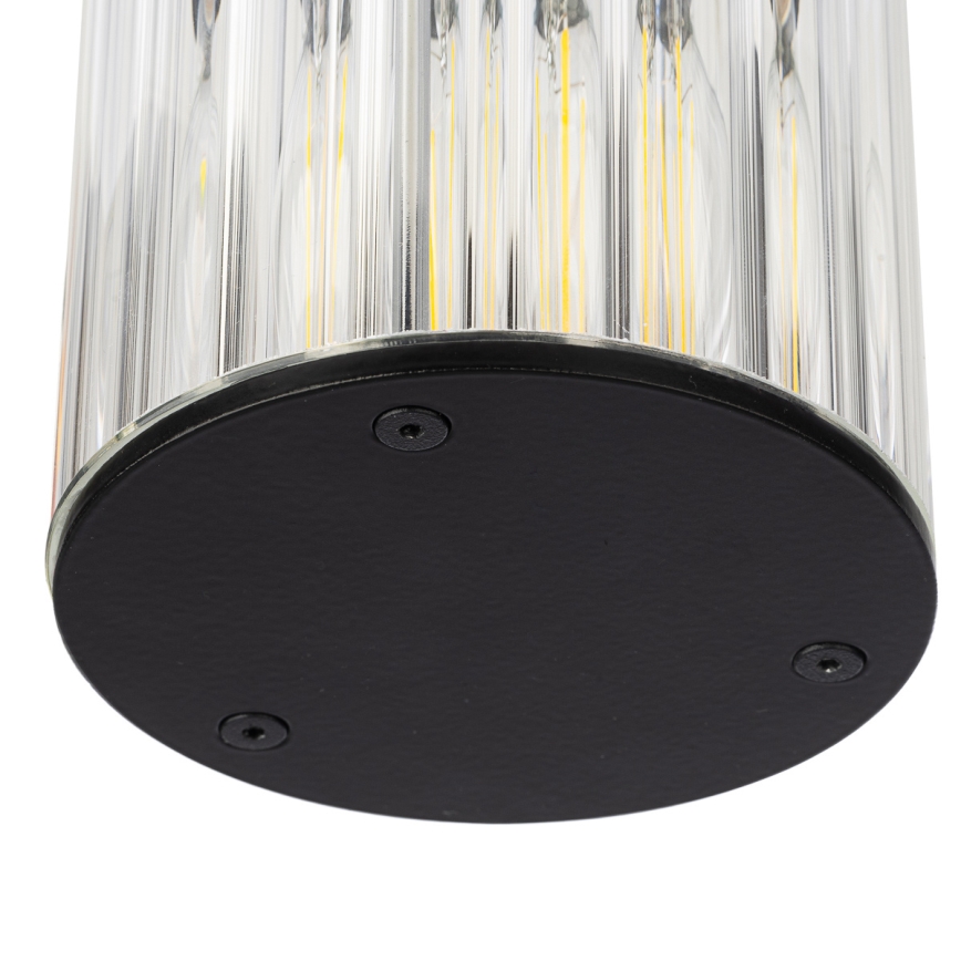 Argon 8773 - Plafoniera da esterno NORFOLK 1xE27/15W/230V IP44 nero