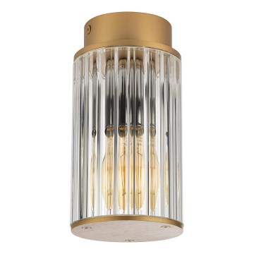 Argon 8774 - Plafoniera da esterno NORFOLK 1xE27/15W/230V IP44 oro