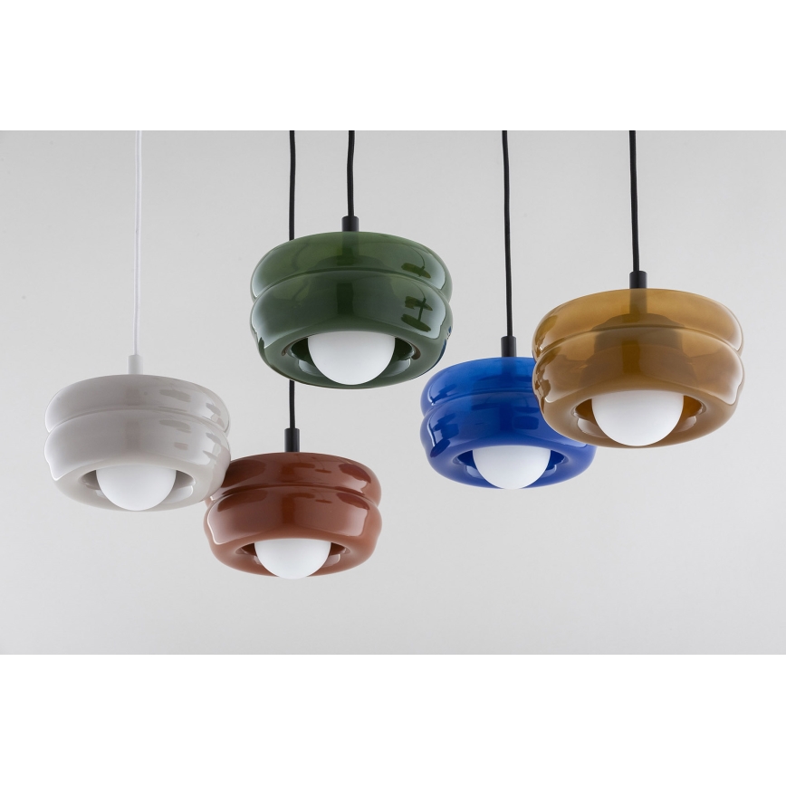 Argon 8815 - Lampadario a sospensione con filo TEVO 1xG9/4,5W/230V verde