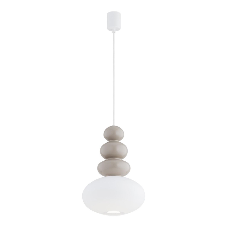 Argon 8819 - Lampadario a sospensione con filo DIEGO 1xGU10/5W/230V bianco/grigio