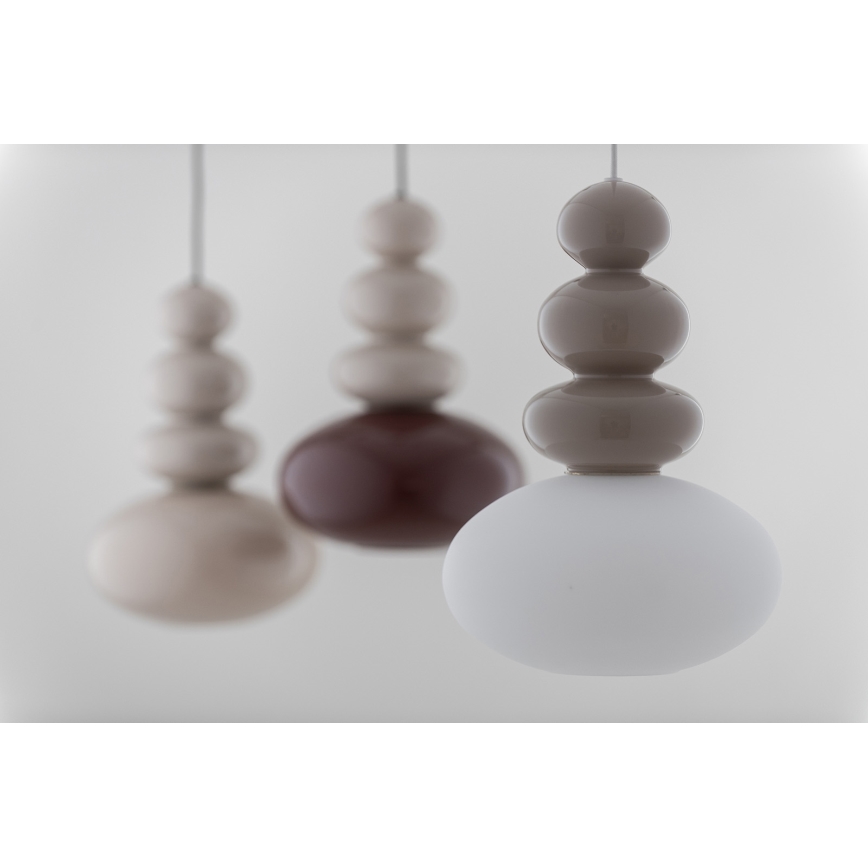 Argon 8819 - Lampadario a sospensione con filo DIEGO 1xGU10/5W/230V bianco/grigio