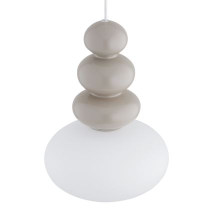 Argon 8819 - Lampadario a sospensione con filo DIEGO 1xGU10/5W/230V bianco/grigio