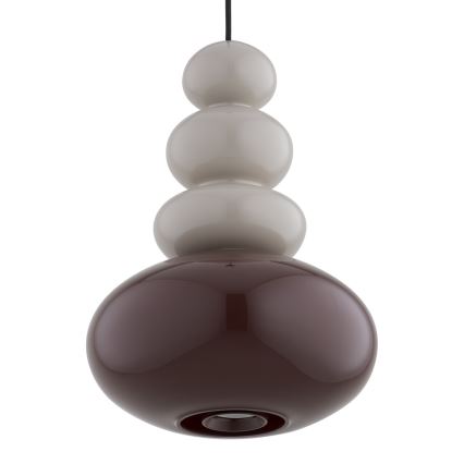 Argon 8820 - Lampadario a sospensione con filo DIEGO 1xGU10/5W/230V marrone/grigio