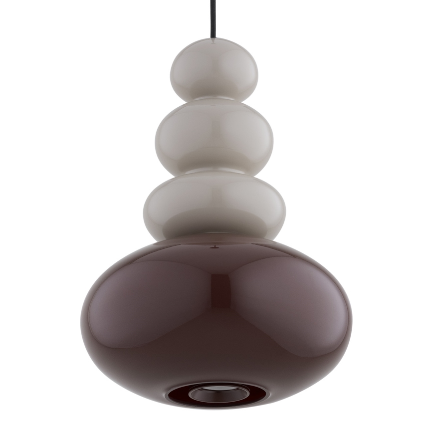 Argon 8820 - Lampadario a sospensione con filo DIEGO 1xGU10/5W/230V marrone/grigio