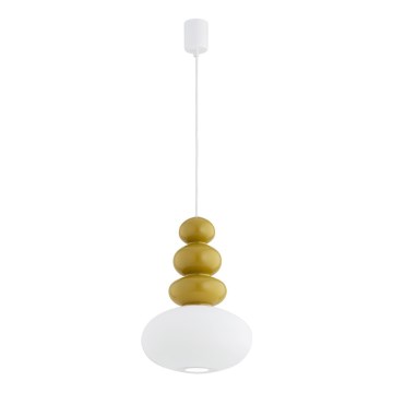 Argon 8821 - Lampadario a sospensione con filo DIEGO 1xGU10/5W/230V bianco/marrone