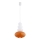 Argon 8822 - Lampadario a sospensione con filo DIEGO 1xGU10/5W/230V bianco/arancione