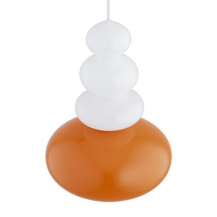 Argon 8822 - Lampadario a sospensione con filo DIEGO 1xGU10/5W/230V bianco/arancione