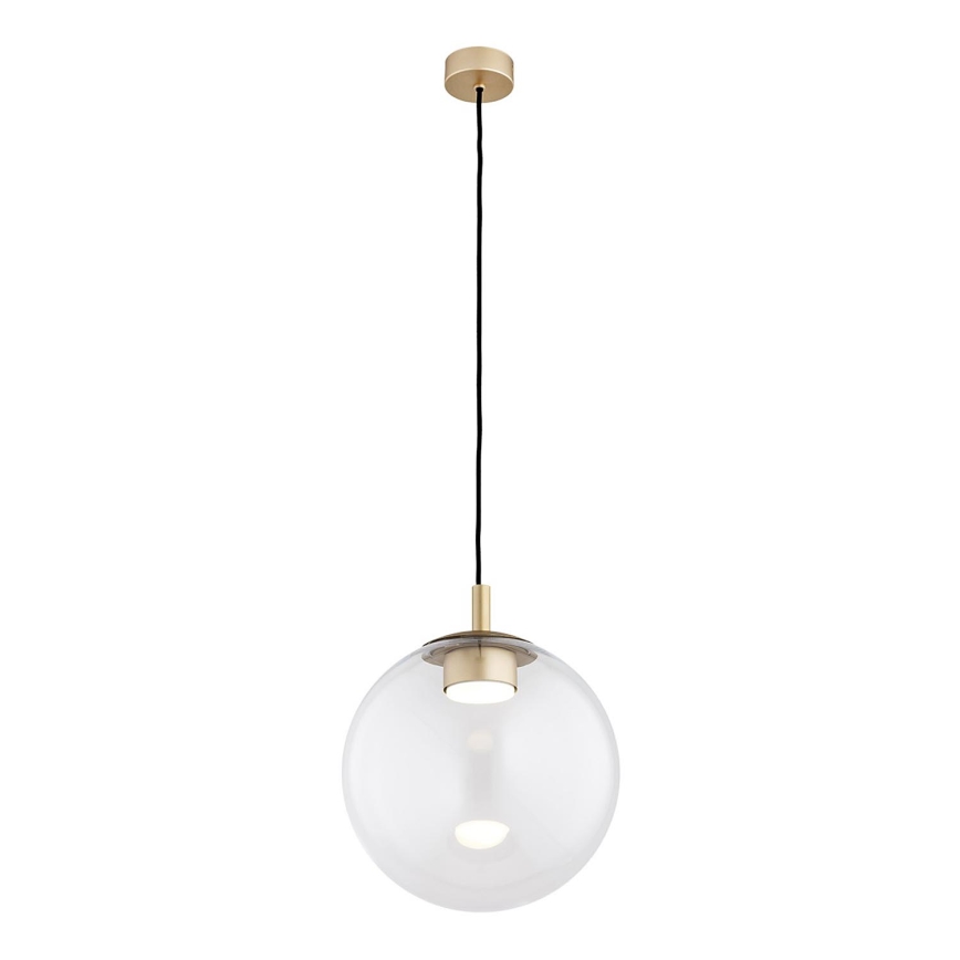 Argon 8828 - Lampadario a sospensione con filo SACRAMENTO 1xGX53/8W/230V limpido/oro