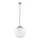 Argon 8828 - Lampadario a sospensione con filo SACRAMENTO 1xGX53/8W/230V limpido/oro
