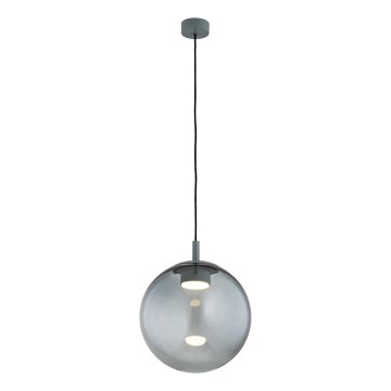Argon 8830 - Lampadario a sospensione con filo SACRAMENTO 1xGX53/8W/230V verde/fumé