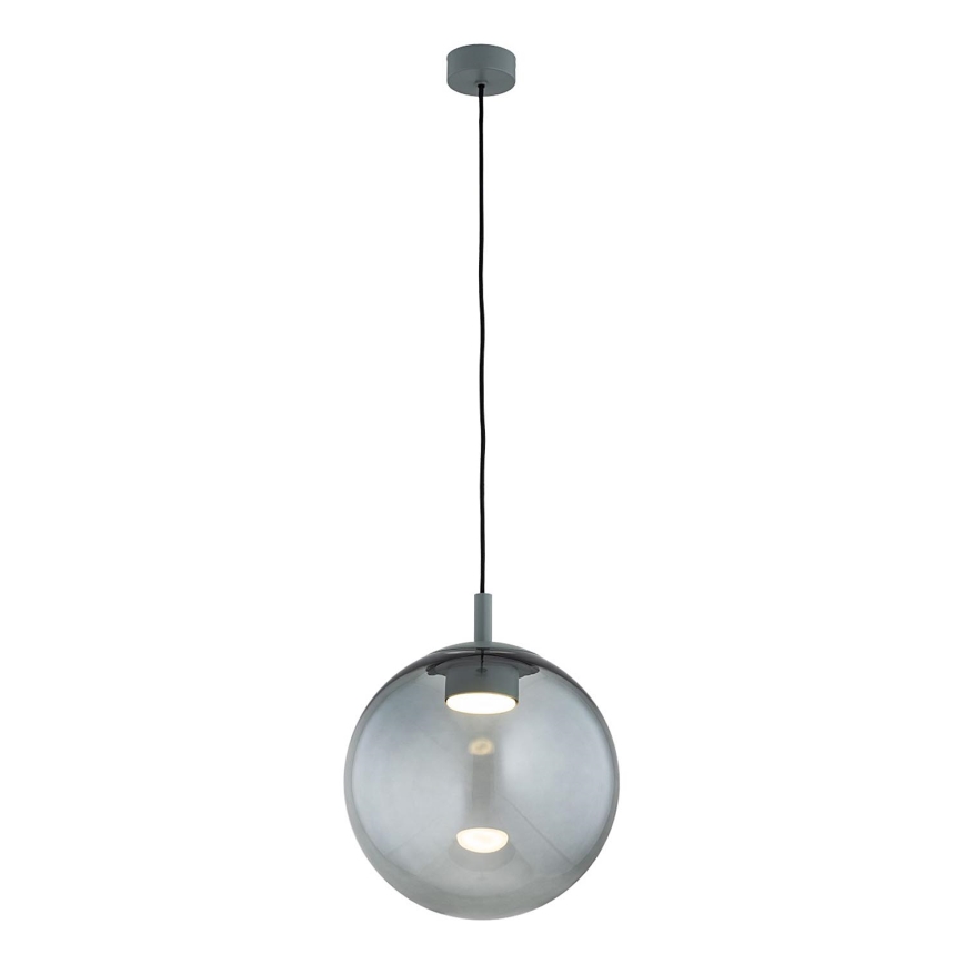 Argon 8830 - Lampadario a sospensione con filo SACRAMENTO 1xGX53/8W/230V verde/fumé