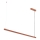 Argon 8834 - Lampadario LED a sospensione con filo MIAMI LED/37W/230V 3000K marrone