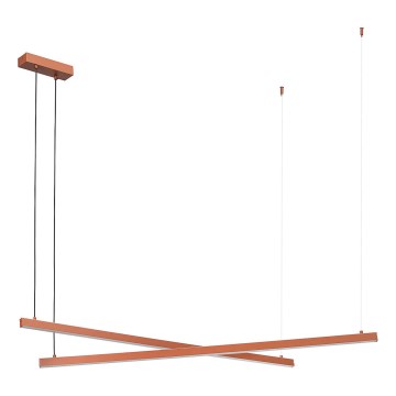 Argon 8837 - Lampadario LED a sospensione con filo MIAMI LED/74W/230V 3000K marrone