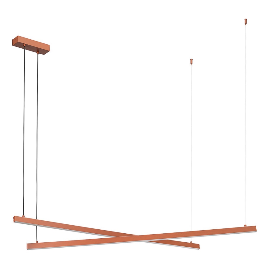 Argon 8837 - Lampadario LED a sospensione con filo MIAMI LED/74W/230V 3000K marrone