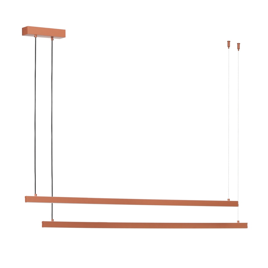 Argon 8837 - Lampadario LED a sospensione con filo MIAMI LED/74W/230V 3000K marrone