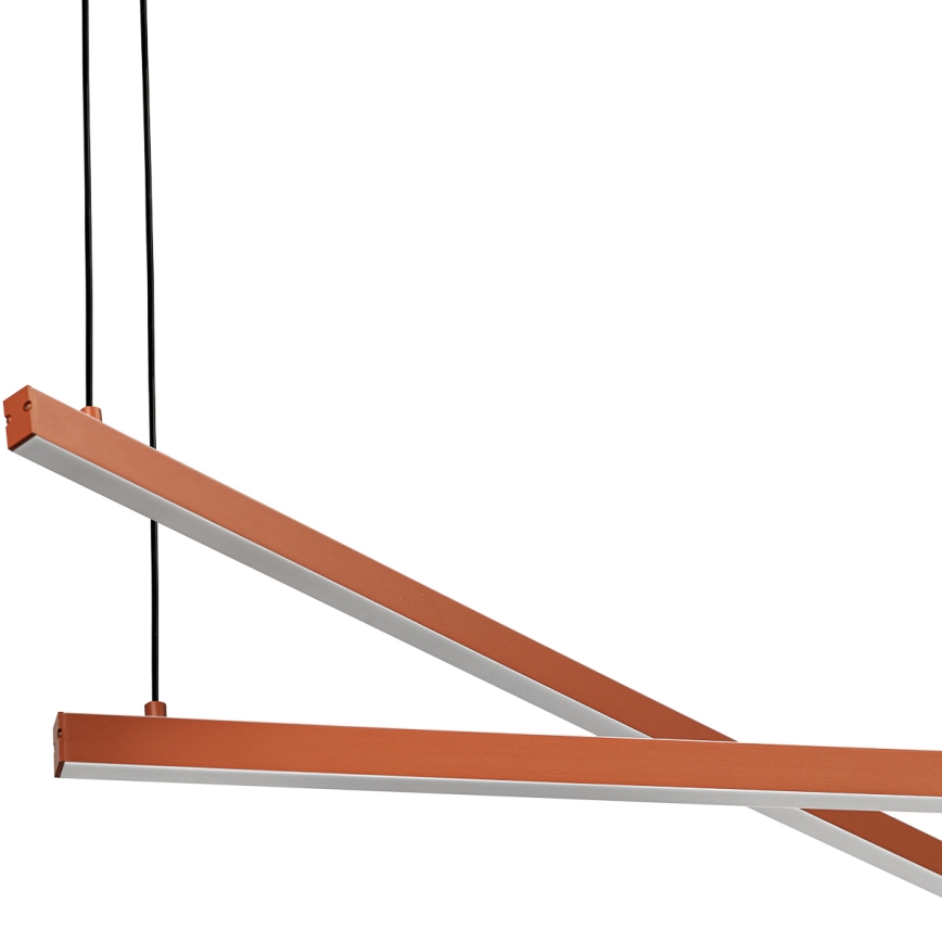 Argon 8837 - Lampadario LED a sospensione con filo MIAMI LED/74W/230V 3000K marrone