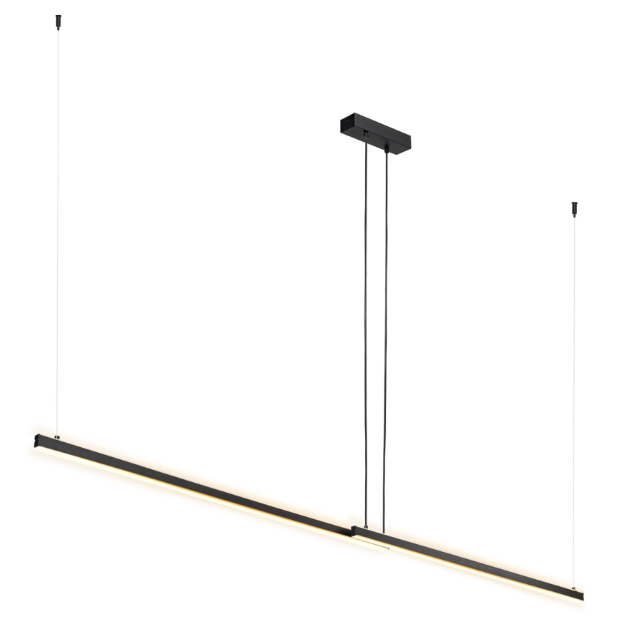 Argon 8838 - Lampadario LED a sospensione con filo MIAMI LED/74W/230V 3000K nero