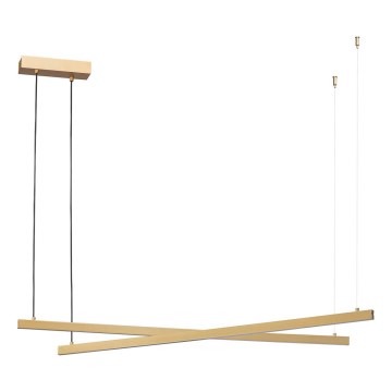 Argon 8839 - Lampadario LED a sospensione con filo MIAMI LED/74W/230V 3000K oro